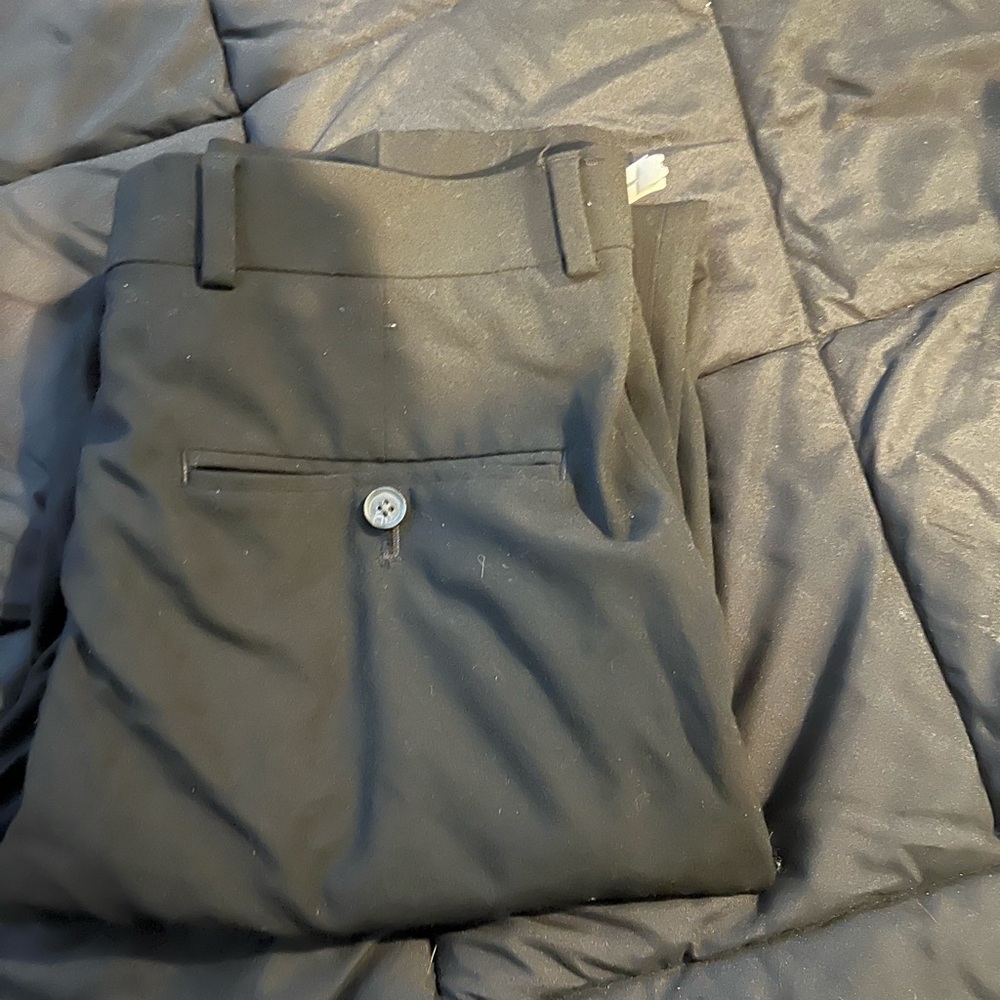 Black super slim black slacks size 30x32